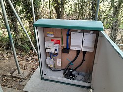Enclosure Supplied and fitted by Scole Electrical For Power Netorks Supply